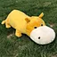 High quality comfortable cute animal cattle shape floor cushion toy bean bag for kids