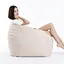 indoor plush droplet bean bag chair