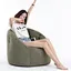 suede bean bag sofa unfilled