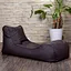ergonomic wave shape longue bean bag
