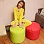 420D Polyester Oxford round bean bag footstool