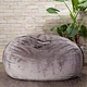 soft suede 7ft foam sac bean bag bed