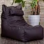 L shape recliner bean bag sofa
