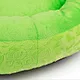 short plush frog pet bed
