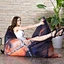 outdoor sitting and lying large bean bag cushion