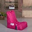 custom printed L shape kids bean bag chair