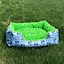 warm plush inner dog bed