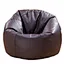 custom color PU leather bean bag chair