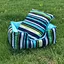 color strip canvas pet bed for cats and small dogs