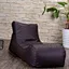 ergonomic wave shape longue bean bag