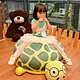 stuffed turtle bean bag for kids