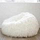 faux fur bean bag sofa