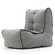 grey linen bean bag chair