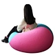 elastic spandex baseball bean bag sofa