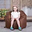 420D Polyester sitting bean bag sofa