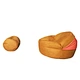 flexible height bean bag sofa