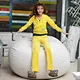6/7/8ft giant plush foam bean bag