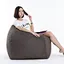 soft suede indoor bean bag lounge