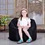 420D Polyester sitting bean bag sofa