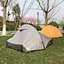 silver grey waterproof outdoor automatic  camping tent