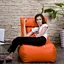 L shape recliner bean bag sofa
