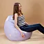 custom printed teardrop bean bag