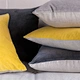 velvet cover cushion for home or hotel