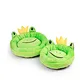 short plush frog pet bed