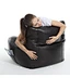 PU leather bean bag sofa with arms