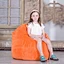 short plush kids bean bag sofa