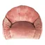 pink velvet bean bag sofa cover
