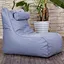 L shape recliner bean bag sofa