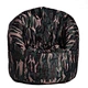 faux linen pumpkin bean bag chair