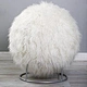faux fur fabric cover yoga ball