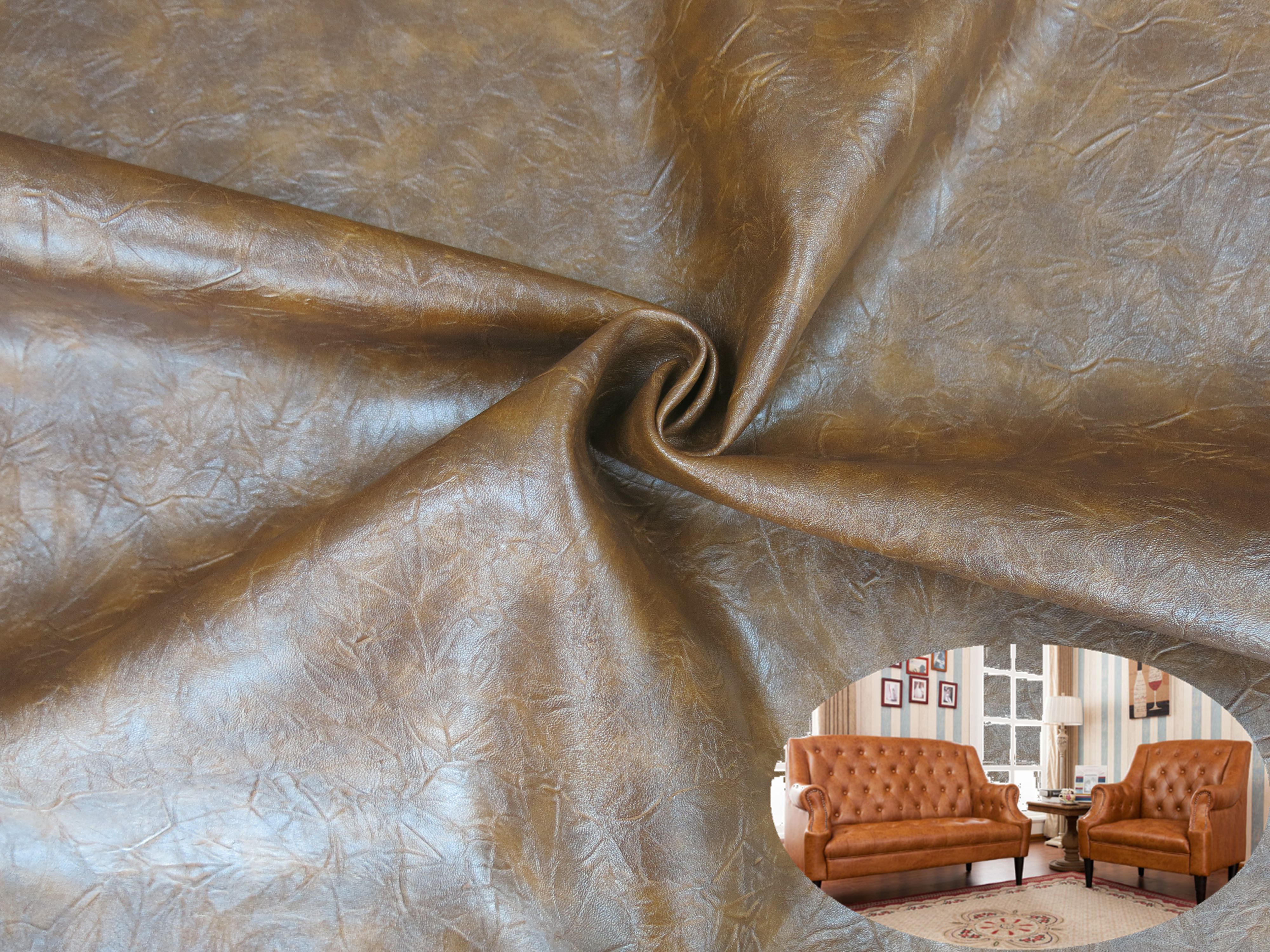 PVC Synthetic leather V369 for sofa