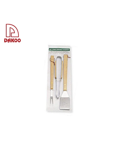  juego de herramientas de barbacoa de acero inoxidable - DAKOO