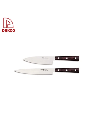 wooden handle knife set - DAKOO