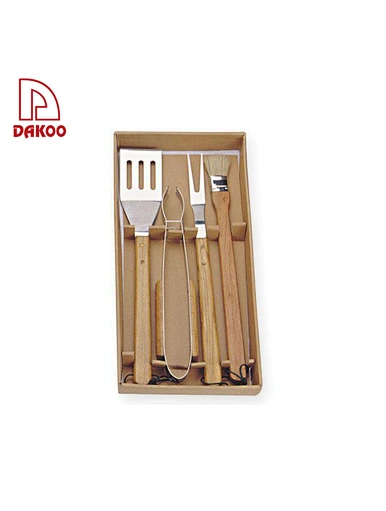  juego de herramientas de barbacoa de acero inoxidable - DAKOO