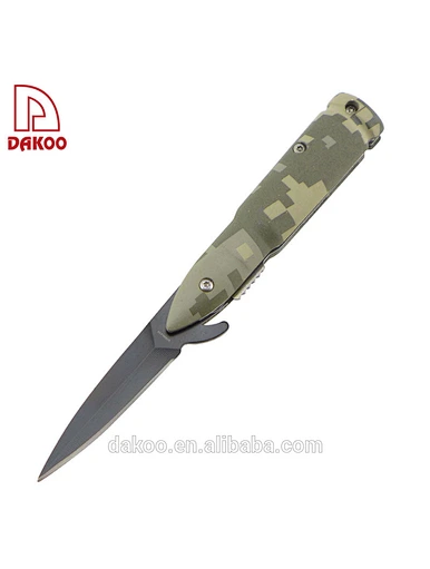  cuchillo de camping de acero inoxidable - DAKOO