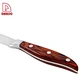 Red Pakka Wood Handle 6 Pcs 4.5" Steak Knife Set - DAKOO