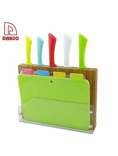 5Pcs Kitchen Knives with Cutting Board - DAKOO