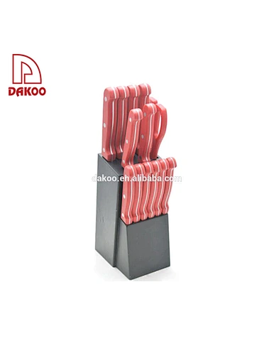 kitchen knife set with block - DAKOO