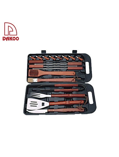 juego de herramientas de barbacoa de acero inoxidable - DAKOO