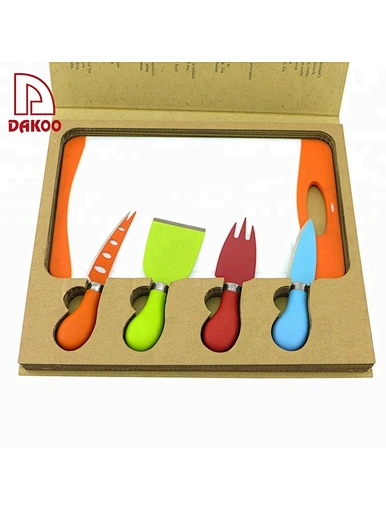 Hot Sale Non-stick Pure and Fresh Color 4PCS Cheese Knife Set - DAKOO