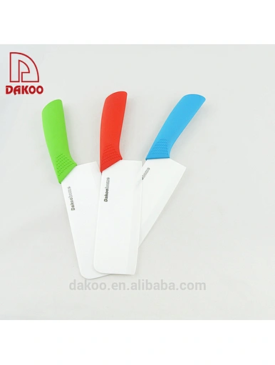Soft-touch Handle 6" Ceramic Cleaver Knife - DAKOO