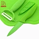 Green Color Multi-functional Kitchen Fruit Tools Knife Set - DAKOO