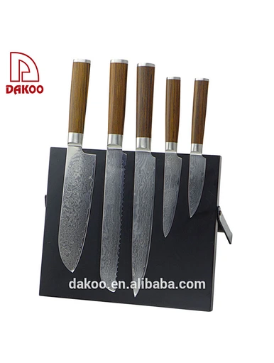  juego de cuchillos de acero Damasco - DAKOO
