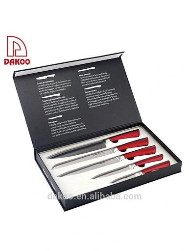 juego de cuchillos de acero inoxidable 430 - DAKOO