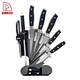 knife set with acrylic block - DAKOO