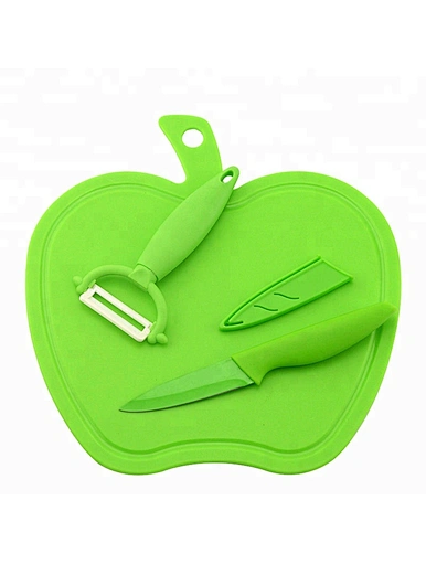 Green Color Multi-functional Kitchen Fruit Tools Knife Set - DAKOO